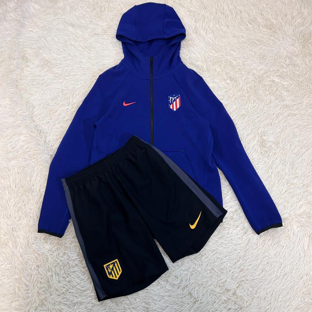 人気　NIKE　ナイキ　アトレティコマドリード　セットアップ　パーカー　S