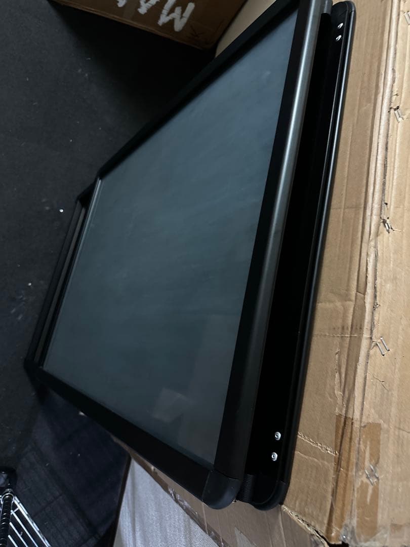 a型看板　室内外両方使用可能　両面　A1サイズ　グリップA 美品　ブラック