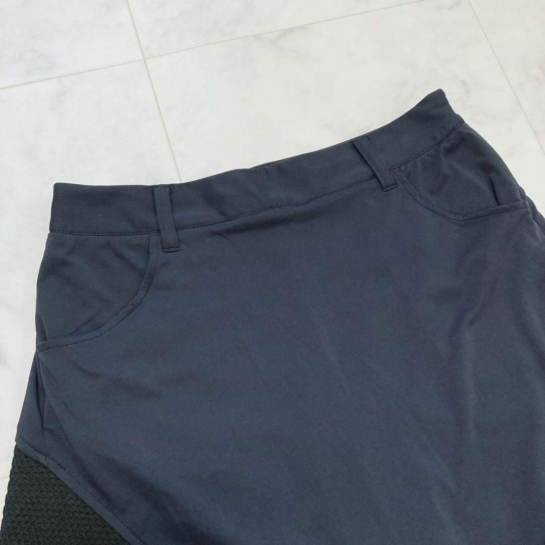 JUN&ROPE ゴルフウェア スカート インナーパンツ付き S ネイビー
