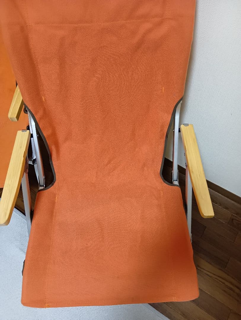 スノーピークpeak　ローチェア　帆布オレンジペアセット　中古