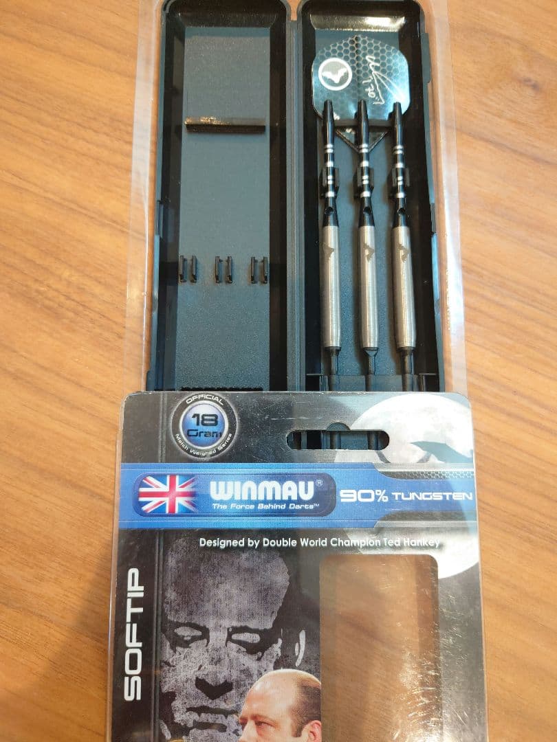 【廃盤レア品】WINMAU TED HANKEY ソフトチップダーツ 18g