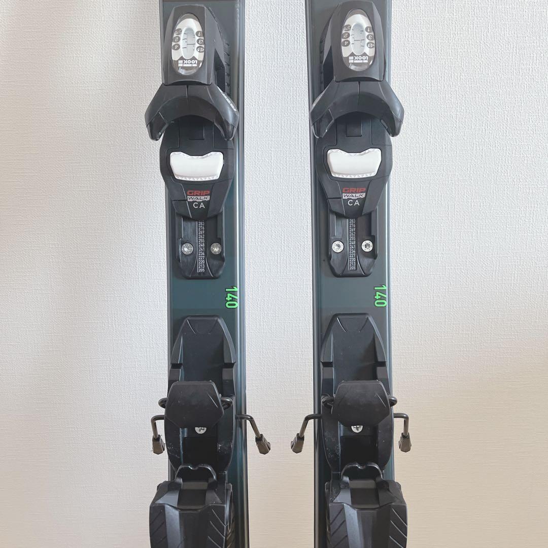 子供140㎝　スキー　靴　ストック　ビンディング　サイズ調整　5点　ロシニョール