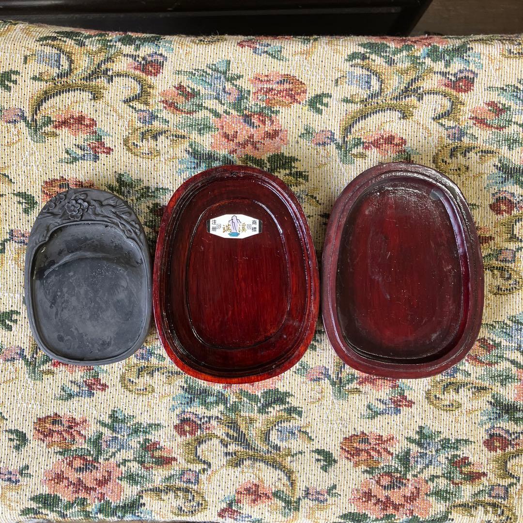 端渓硯　古玩 骨董 古美術 書道具 書画 書道 硯 墨 アンティーク