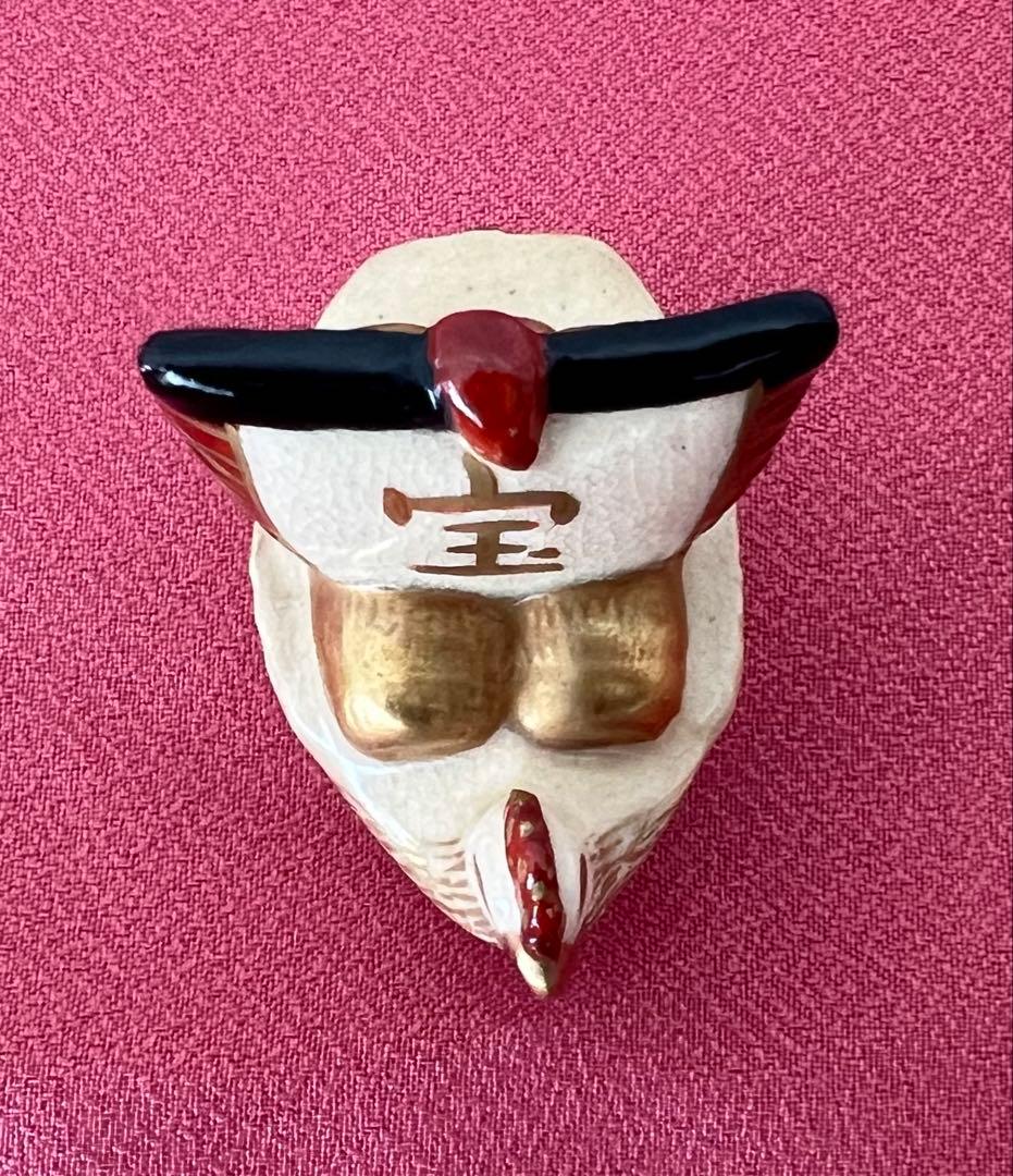 京焼 清閑寺窯 色絵 干支 宝船香合 杉田祥平 箱付き 縁起物 茶道具