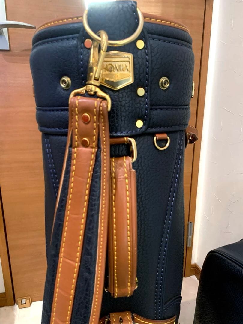 超希少　完売　高級　キャディバッグ　ホンマ　本間　本革　レザー　ラグジュアリー