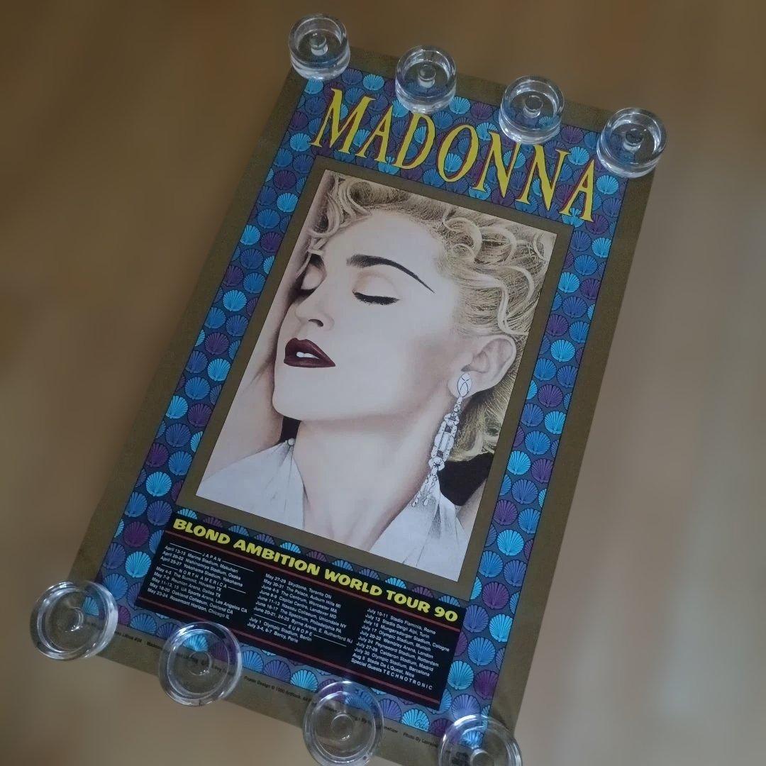 MADONNA ポスター 1990 ワールドツアー オリジナル