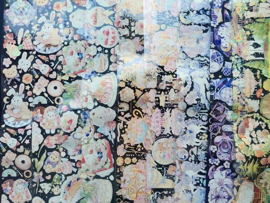 切売セット ★海外 マスキングテープ マステ PET 動物 おすそ分け まとめ売