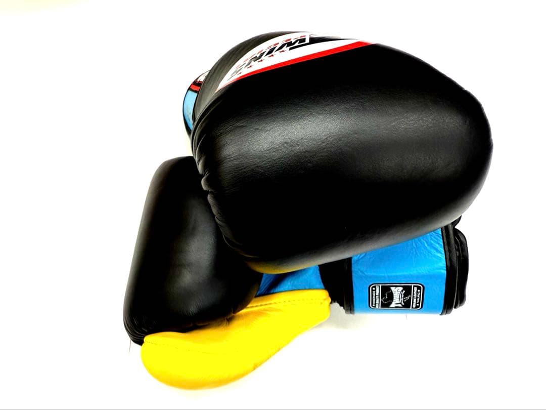 新品　TWINS グローブ 12oz 黒水黄　本革製　ツインズ　送料込