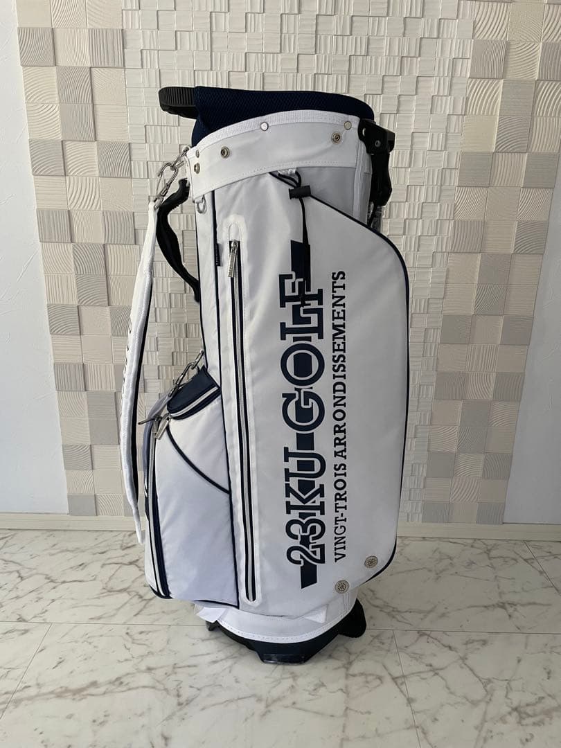 23KU GOLF キャディバッグ　セルフバック2点セット