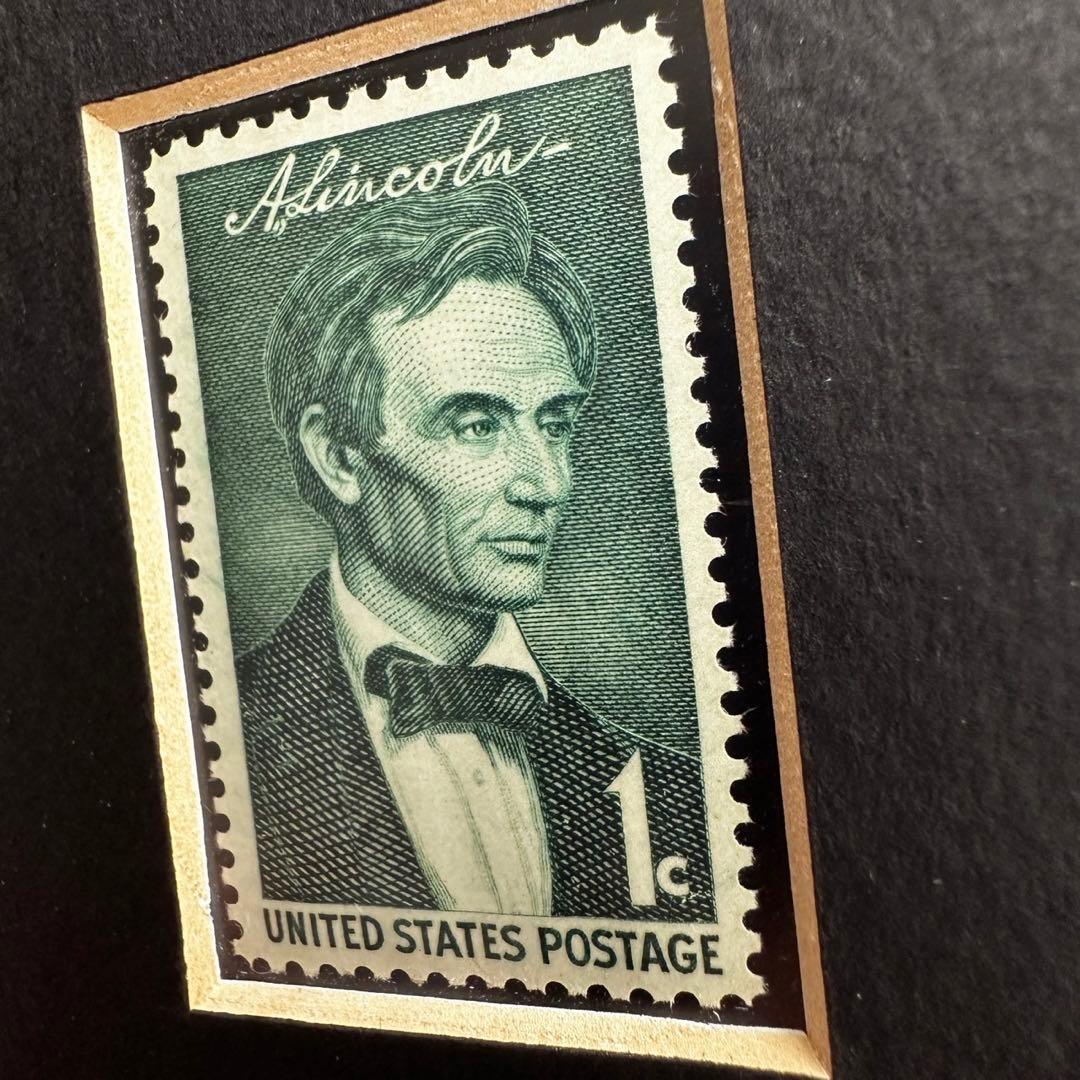 Abraham Lincoln リンカーン 生誕150周年記念切手 【レア切手】