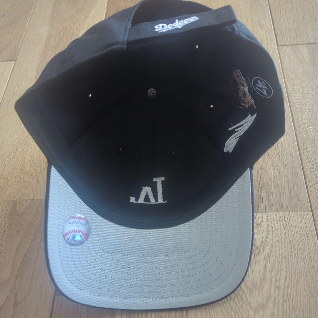 47 MVP LA Dodgers デコピン刺繍キャップ