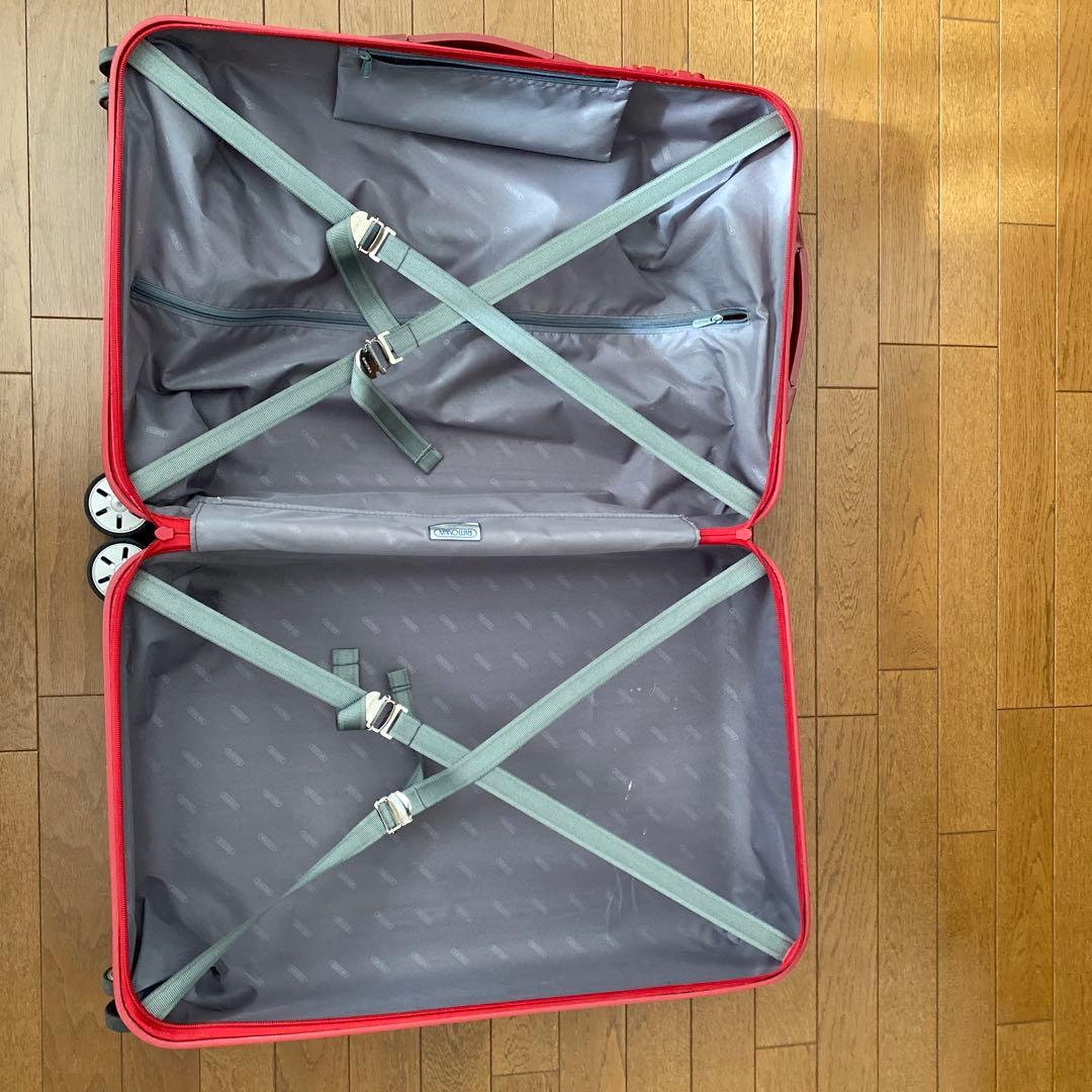 ジャンク　RIMOWA サルサ 4輪 キャリーケース 63L マットレッド