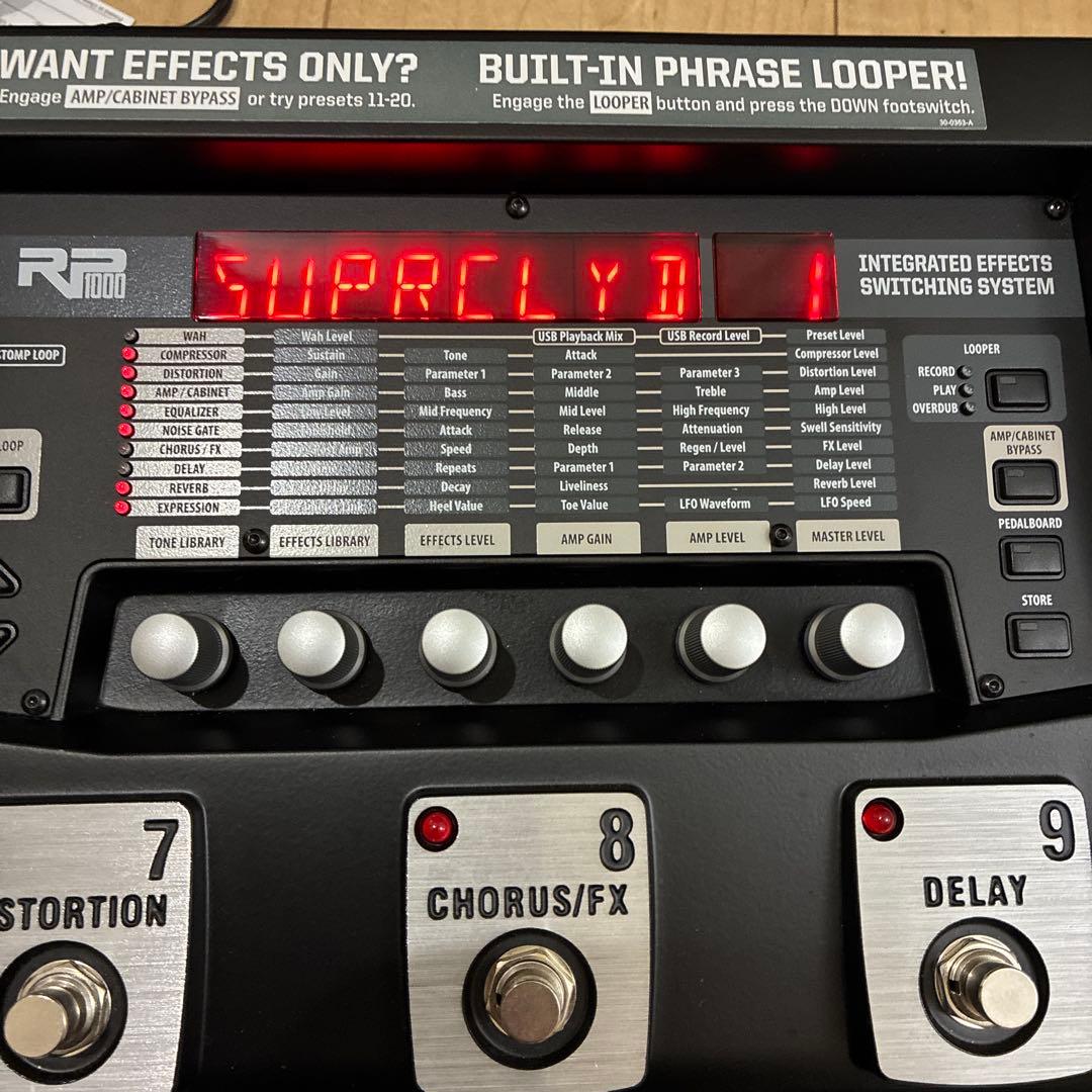 （極美品） 希少　名機　DIGITECH RP1000 マルチエフェクター