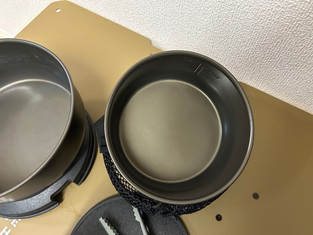 SOTO クッカーセット 鍋2個 トング付き