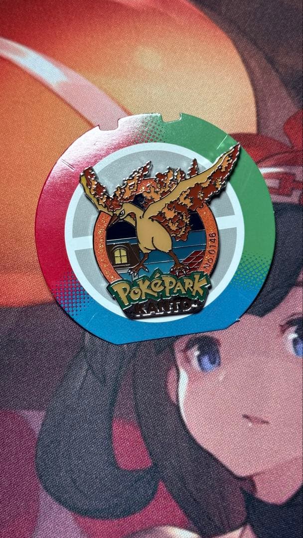 ポケパーク　カントー　ファイヤー　ピンバッジ　ピンズ