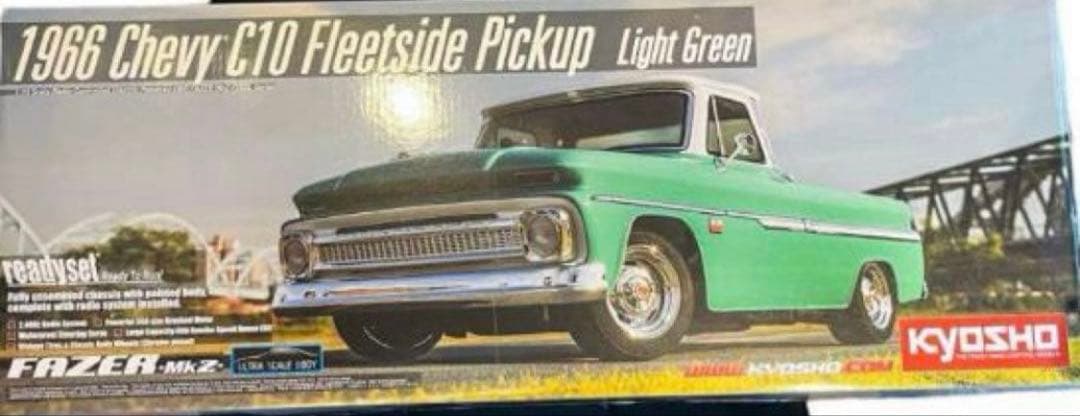 1/10 京商 1966 シボレー ライトグリーン　完成品　フルセット