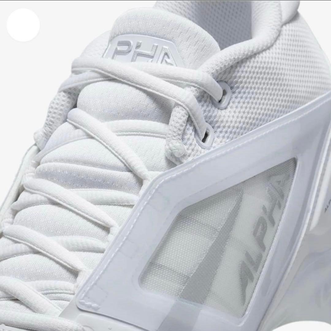 ナイキ 29 アルファメナス プロ アメフト スパイク シューズ 靴 白 g