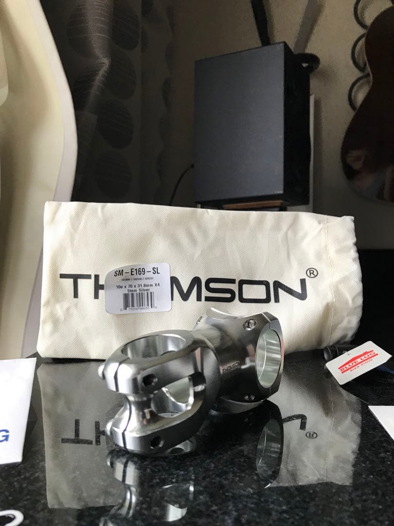 THOMSON elite x4 70mm 10° silver ステム
