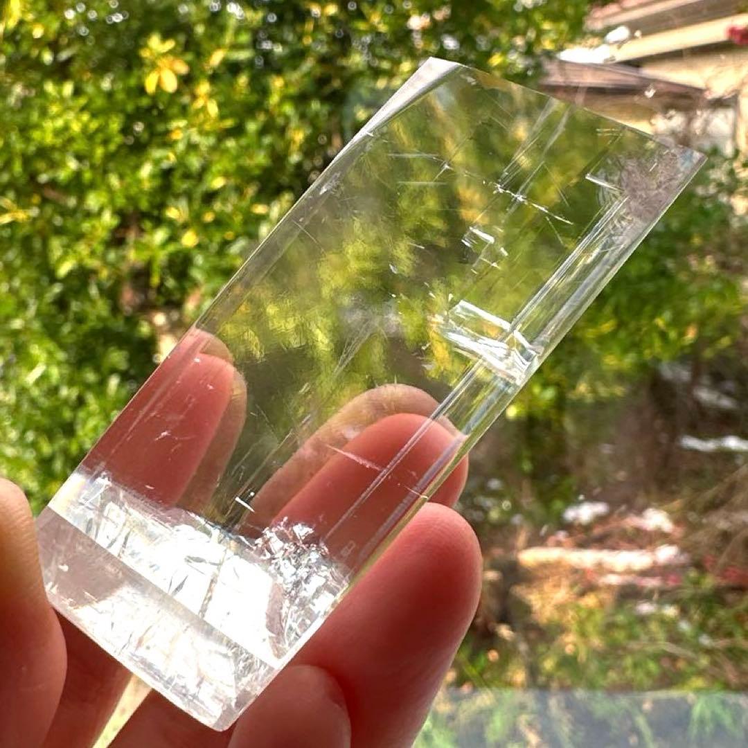 カルサイト　高品質　虹　プリズム　113.5 レインボーカルサイト