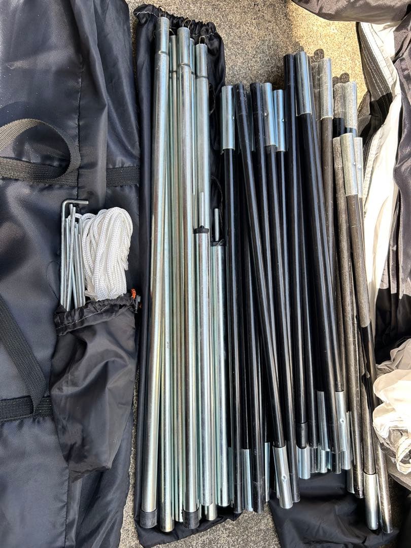 soleilテント5人用　自立式テント　キャンプ　ビーチ　防災　アウトドア