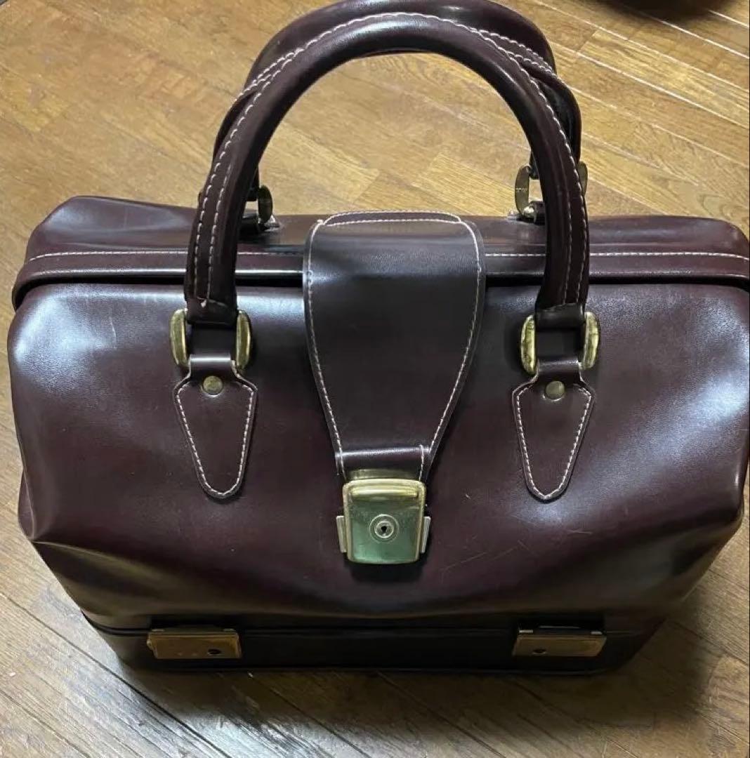 美品BLICS 旅行鞄　ゴルフバッグ　ダークブラウン　イタリアンレザー バッグ