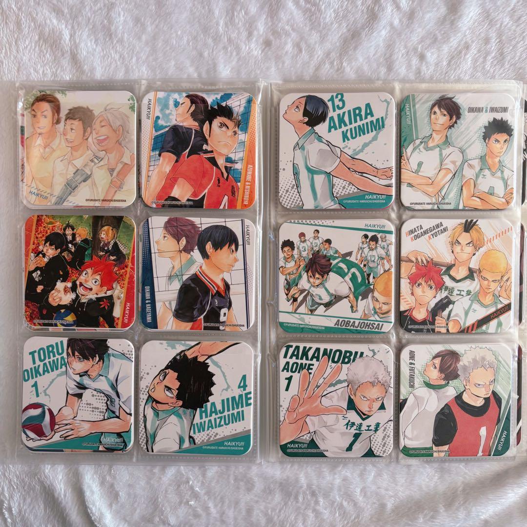 ハイキュー アートコースター 第1弾 全45種 ＋ ボックス 購入特典 3種