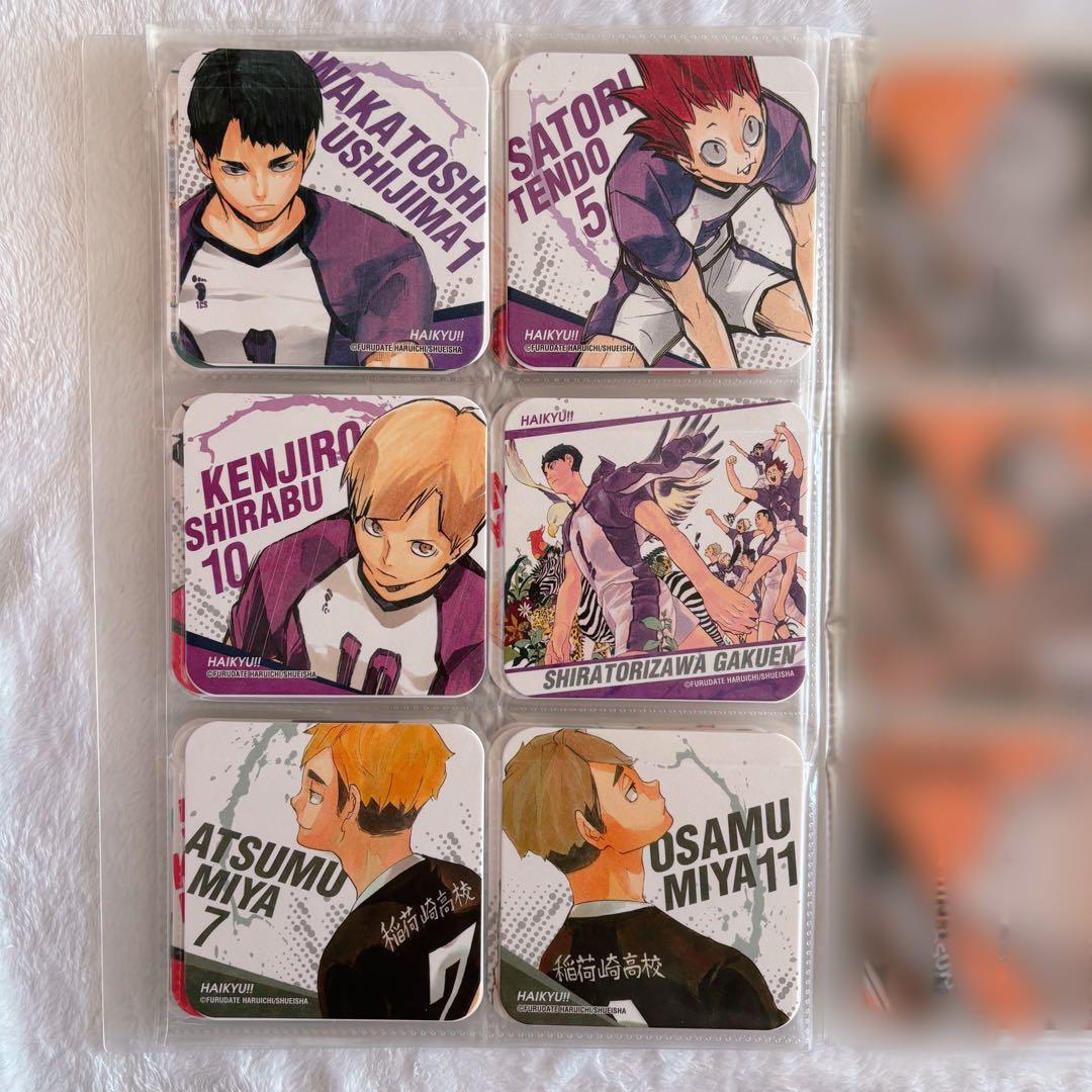 ハイキュー アートコースター 第1弾 全45種 ＋ ボックス 購入特典 3種