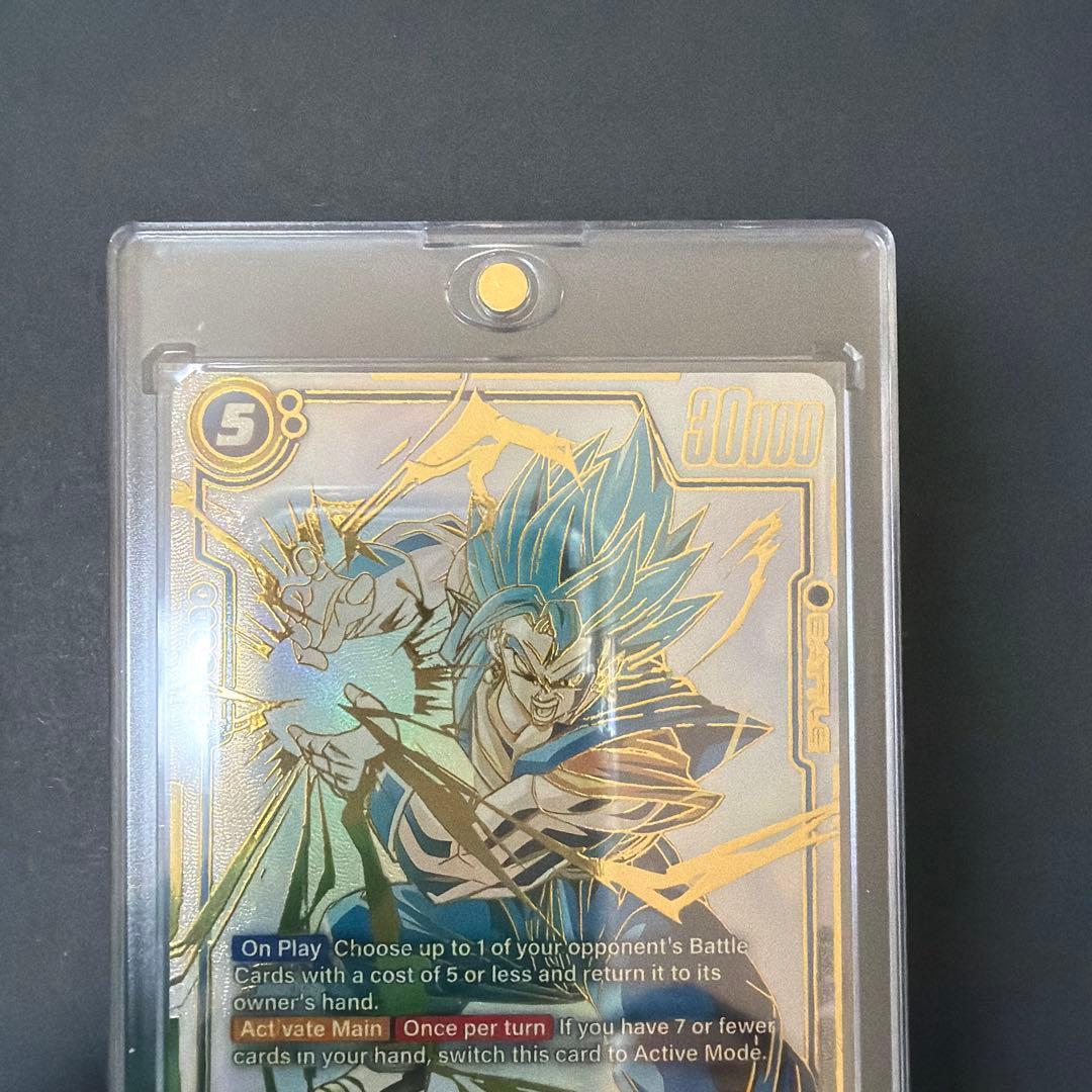 ドラゴンボール カード　英表記　ベジット超サイヤ人ゴッドSS SCR