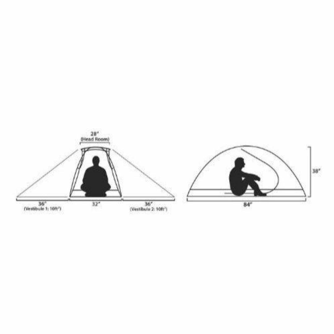 ❤️米軍✨新品未使用❤️海外❤️登山 キャンプ ライトファイター ✨1人用