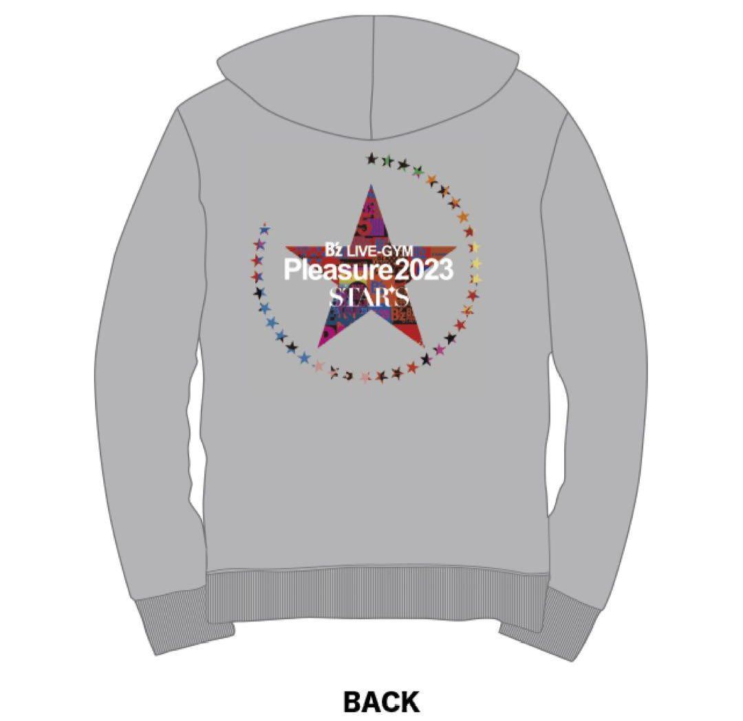 【希少XLサイズ】【B'z】【STARS】【パーカー】【グレー】入手困難　激レア