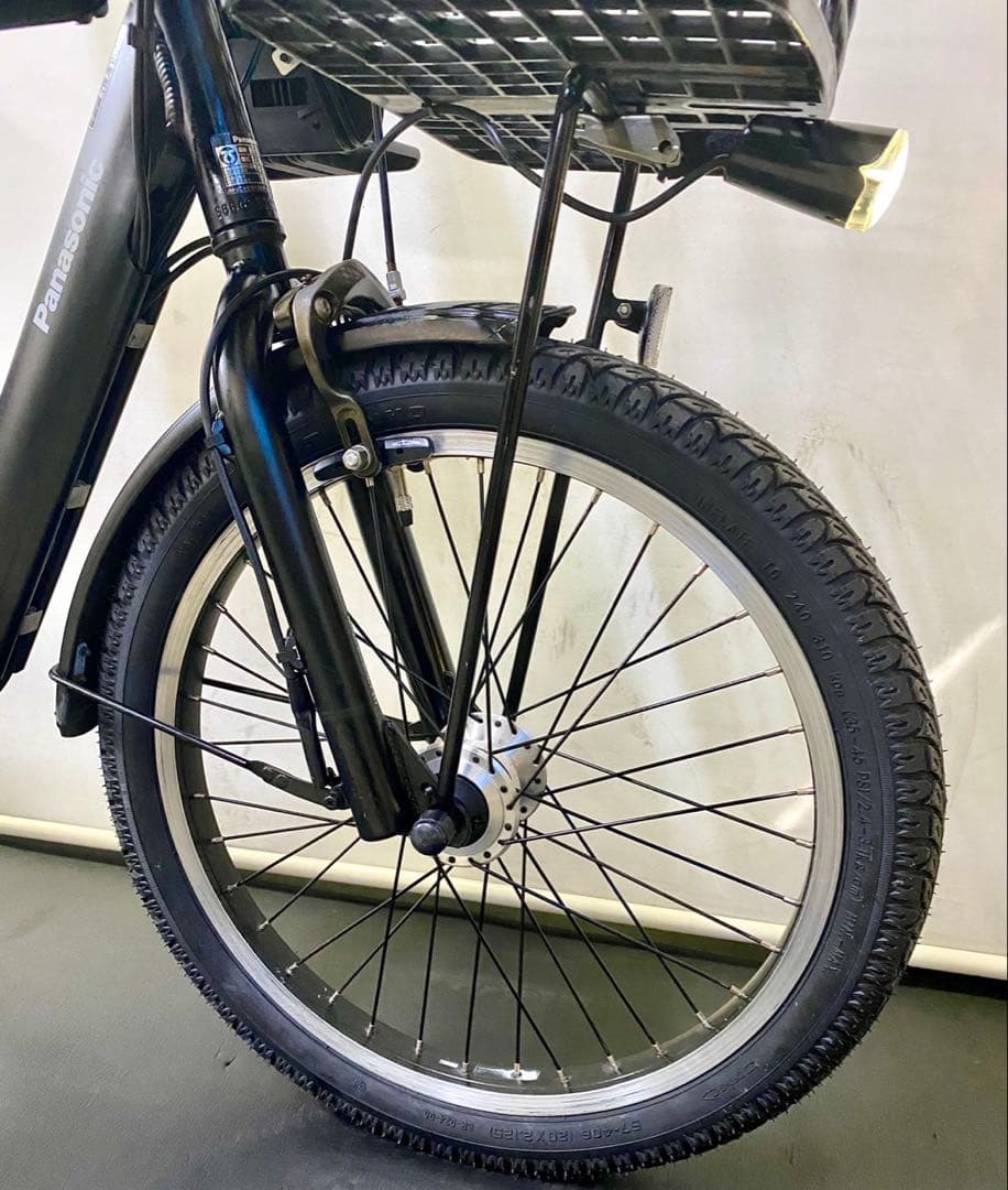 1年保証 送料無料　新型　パナソニック　20インチ　黒色　電動アシスト自転車