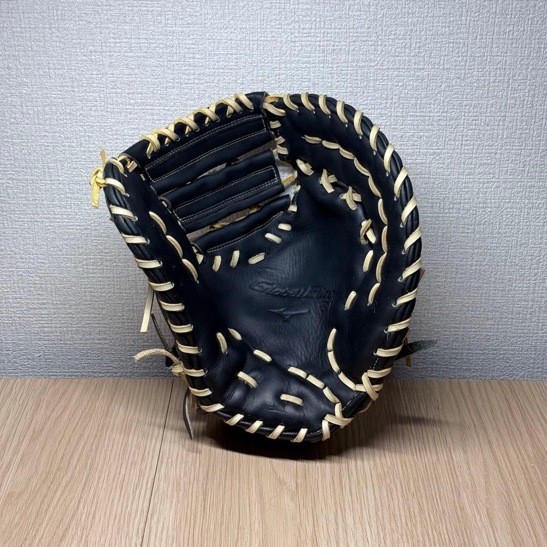 mizuno global elite 硬式ファーストミット 小指2本 クロス締