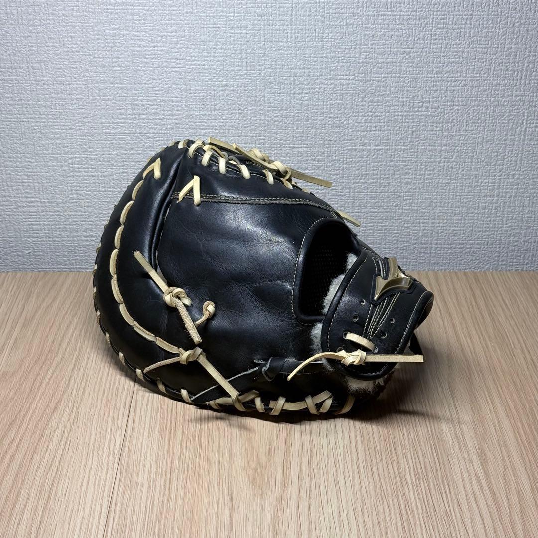 mizuno global elite 硬式ファーストミット 小指2本 クロス締