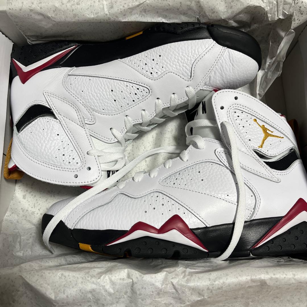 Air Jordan 7 ホワイト/ブラック/ レトロ　カーディナル　2022