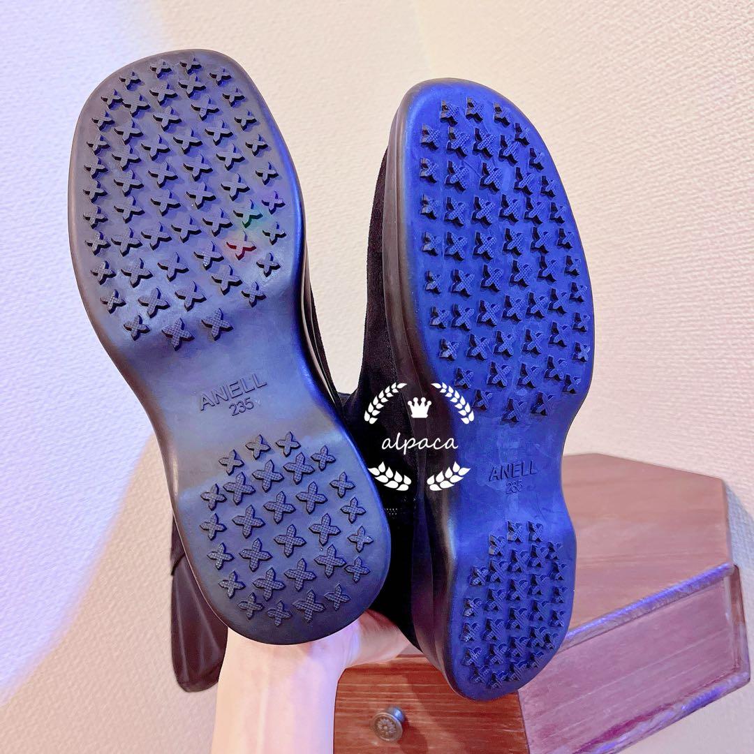 ANELL スウェードロングブーツ ゴルフシューズ 235サイズ スパイクレス