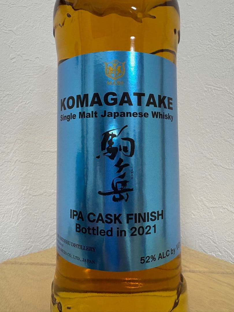 シングルモルト駒ヶ岳 IPAカスク フィニッシュ Bottled in 2021