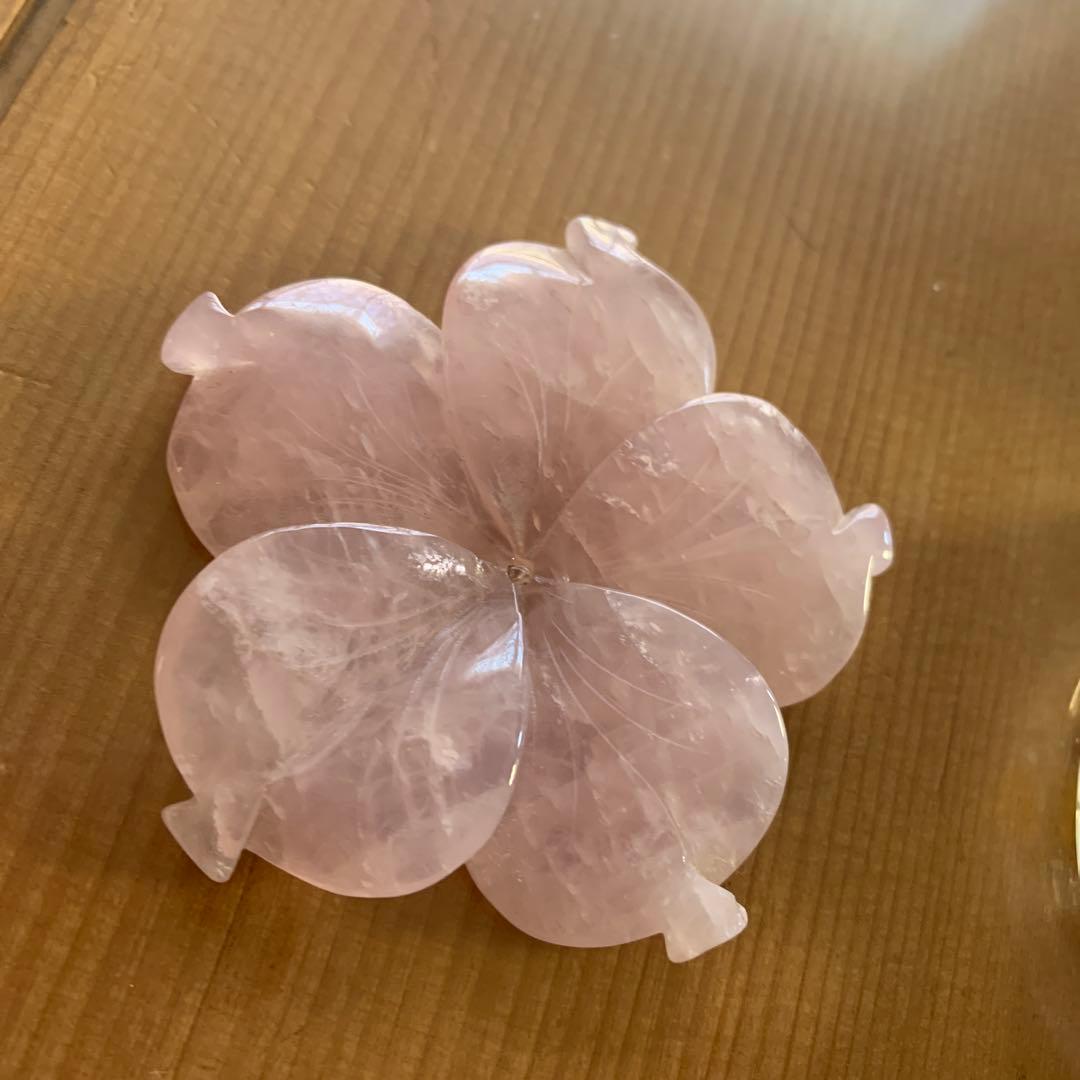 天然パワーストーン　プラチナルチル丸玉と六芒星水晶のセット