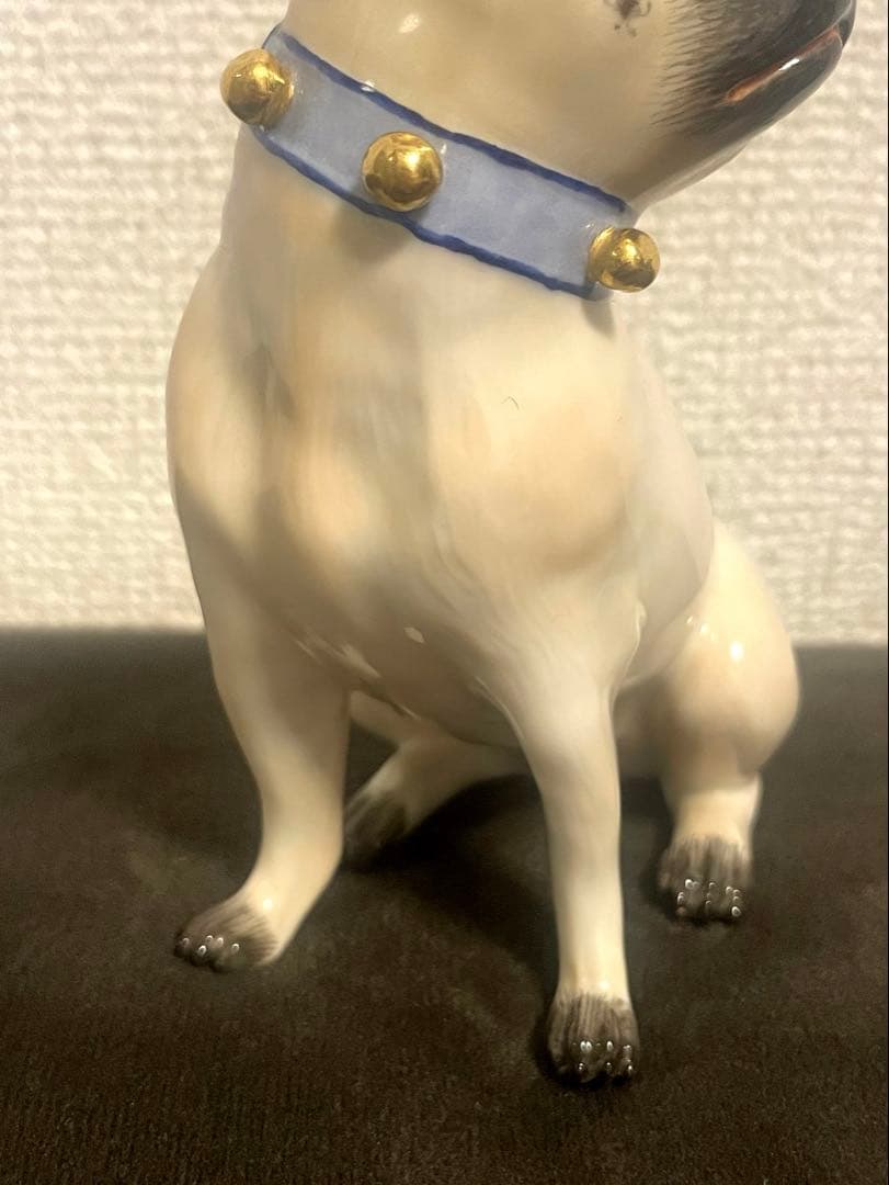 MEISSENマイセン パグフィギュリン 人形 置物 オブジェ 世界最高峰磁器