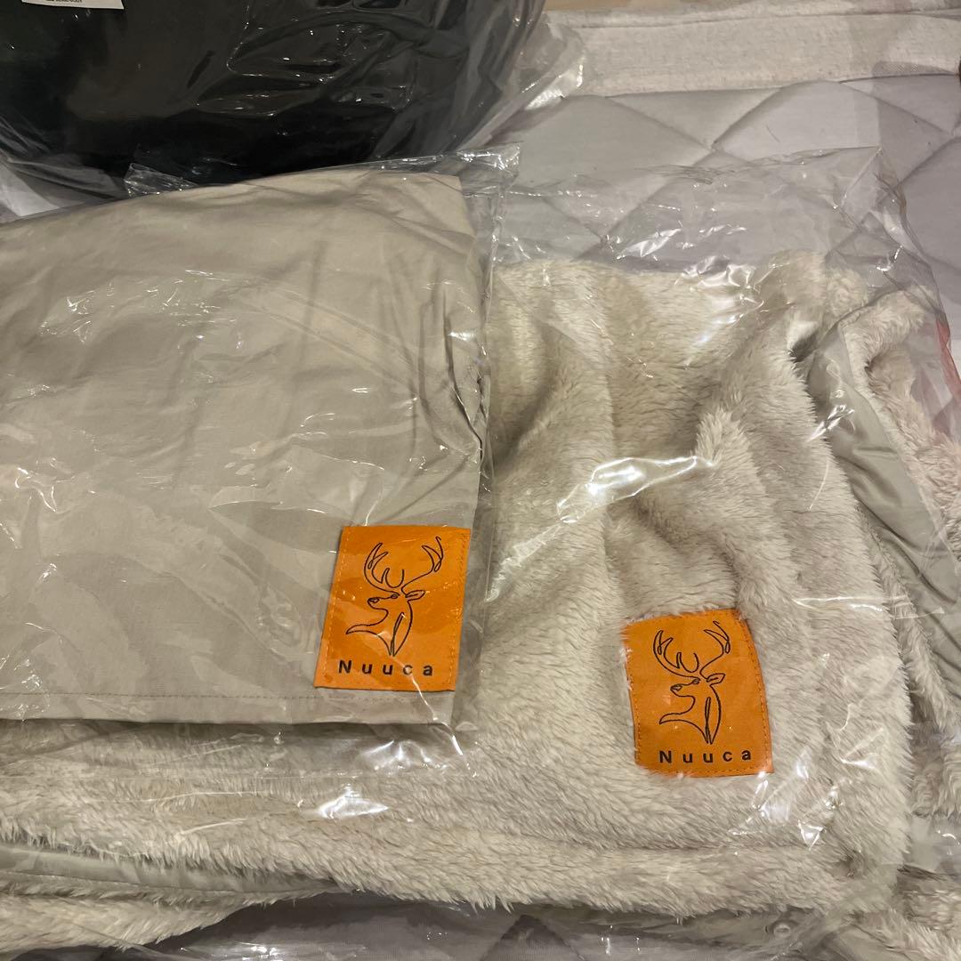 Nuuca 寝袋セット オリーブグリーン＆ベージュ