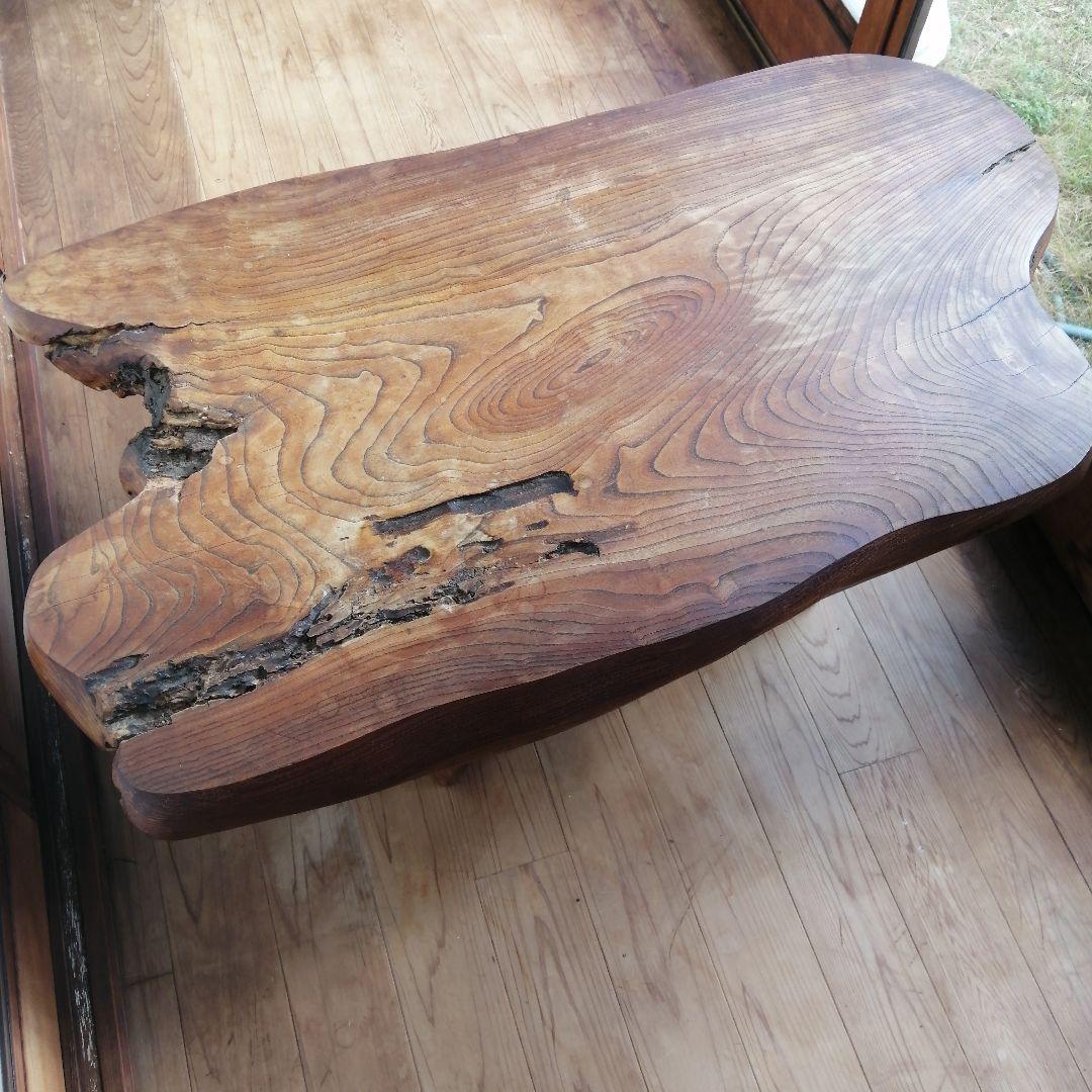 机　一枚板　アンティーク家具