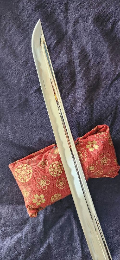 【模造刀 】白鞘 太刀用刀身 居合刀刀身