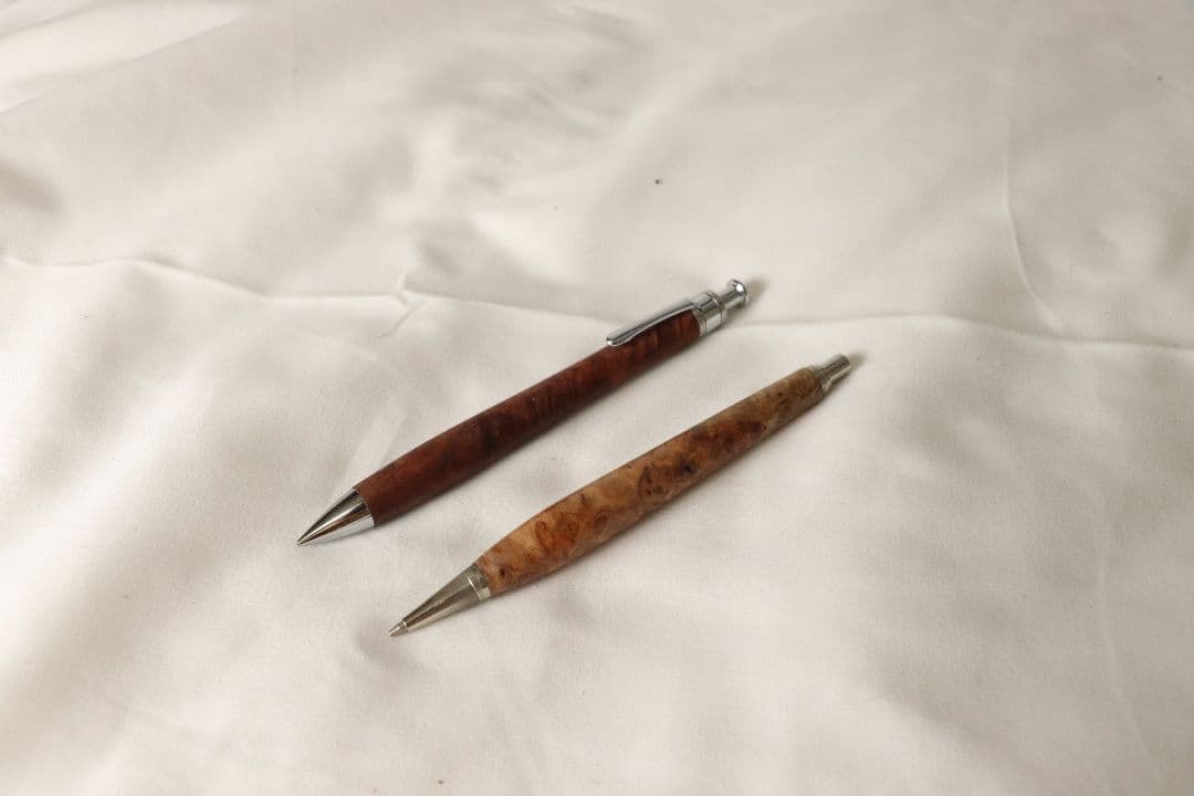 工房楔、富士瘤クラフトシャープペン 花梨瘤杢 まとめ売り