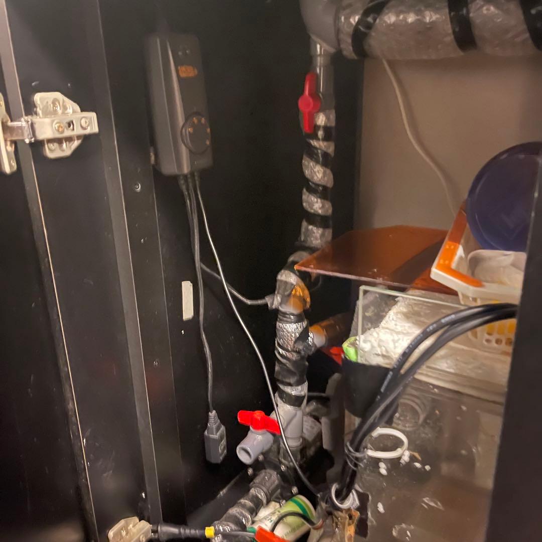 900 アクリル水槽　オーバーフロー 大型水槽 & キャビネット水槽台