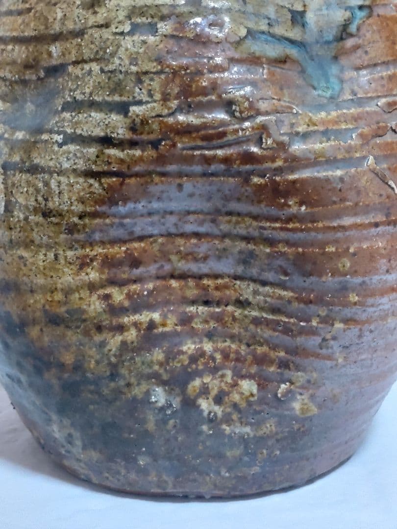 古物　信楽焼　伊賀焼　花入れ　飾り壺