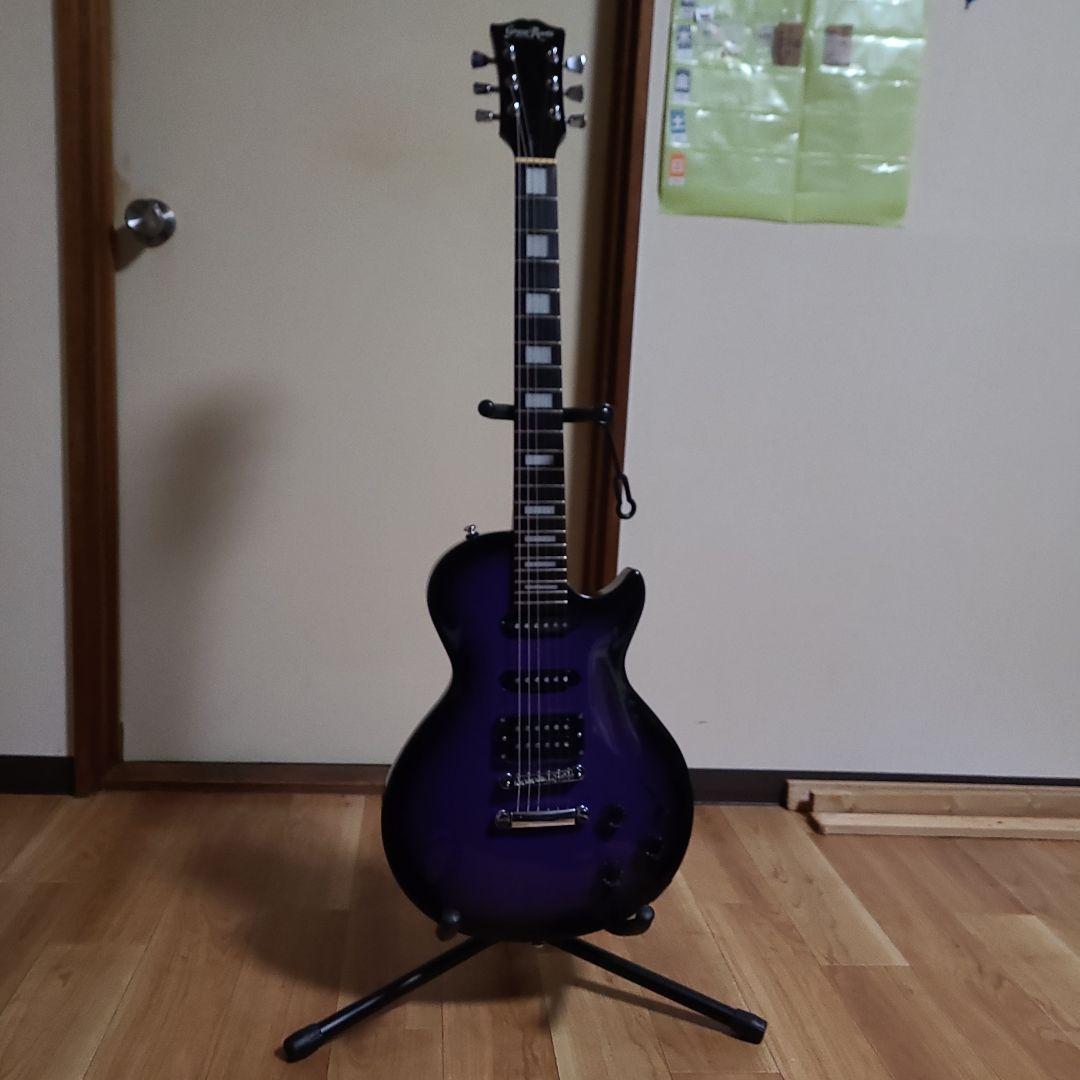 パープル レスポールタイプ エレキギターINORANモデル