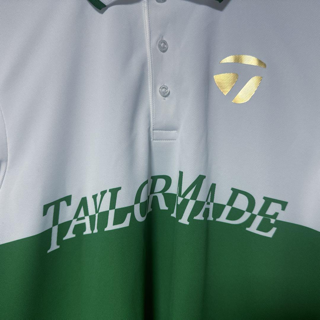 TaylorMade テーラーメイド 88th ロゴ ポロシャツ グリーン M