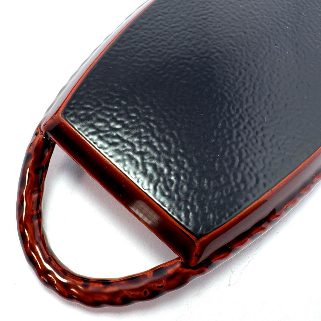 新品未使用 越前漆器 松田宝仙 縄漆 天然木 プレート 漆 6点セット 伝統工芸