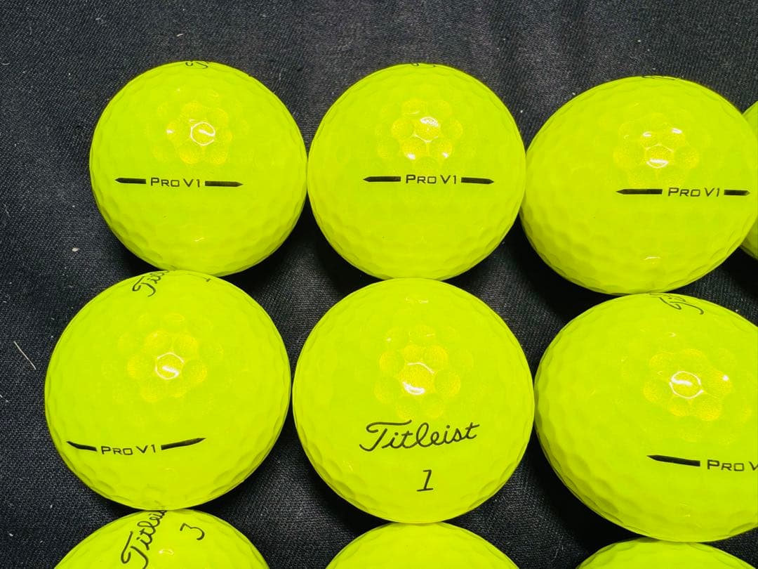 最新 タイトリスト PRO V1 2025年モデル 20個　　イエロー