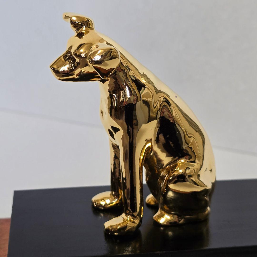 Victor ビクター ニッパー ゴールド ガラスケース付き 昭和レトロ 希少