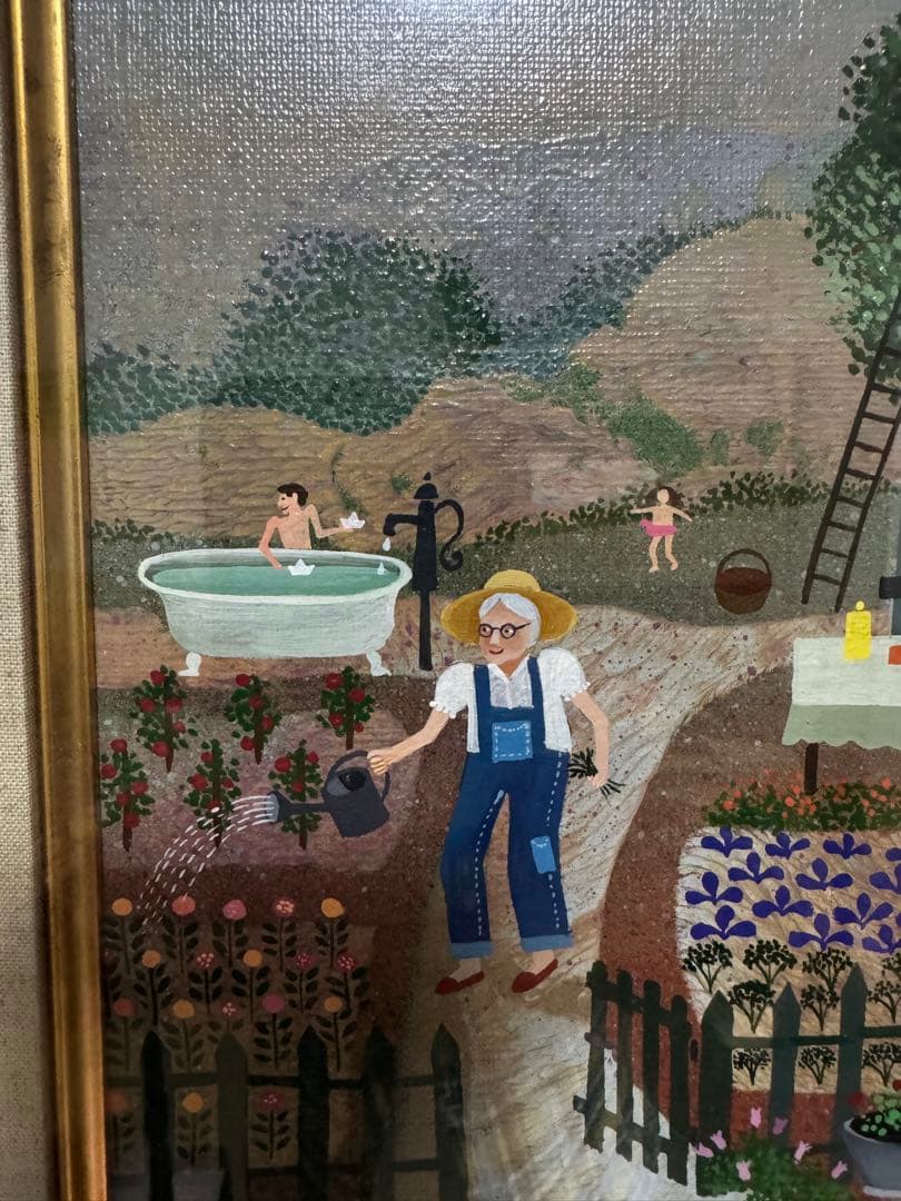 アンビエール　油絵　1点もの